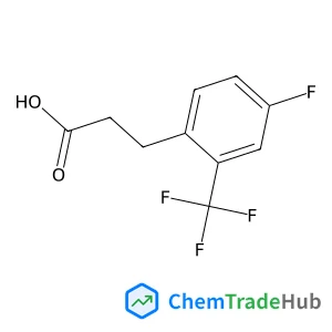3-[4-Fluoro-2-(trifluoromethyl)phenyl]propanoic acid