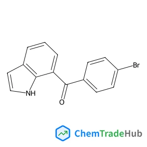 (4-bromophenyl)(1H-indol-7-yl)methanone