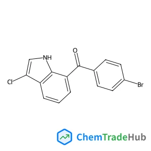 (4-Bromo-phenyl)-(3-chloro-1H-indol-7-yl)-methanone