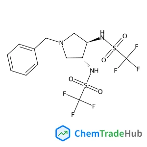 N,N'-((3R,4R)-1-BENZYLPYRROLIDINEDIYL)BIS(1,1,1-TRIFLUOROMETHANESULFONAMIDE)