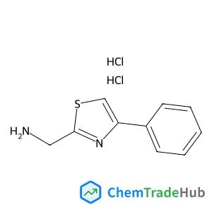 1-(4-Phenyl-1,3-thiazol-2-yl)methanamine hydrochloride (1:1)