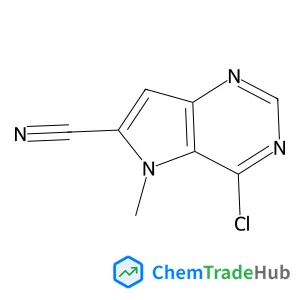 4-Chloro-5-methyl-5H-pyrrolo[3,2-d]pyrimidine-6-carbonitrile