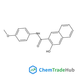 3-hydroxy-N-(4-methoxyphenyl)naphthalene-2-carboxamide Chemical_Structure_Of