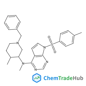 N-((3R,4R)-1-benzyl-4-Methylpiperidin-3-yl)-N-Methyl-7-tosyl-7H-pyrrolo[2,3-d]pyriMidin-4-aMine