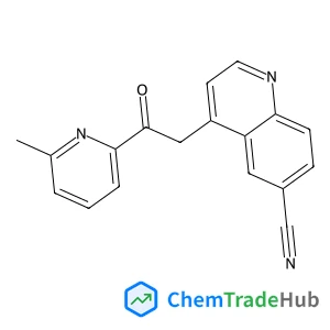 4-[2-(6-Methyl-2-pyridinyl)-2-oxoethyl]-6-quinolinecarbonitrile
