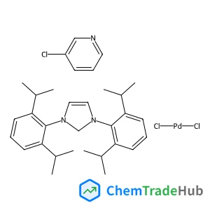 (1,3-BIS(2,6-DIISOPROPYLPHENYL)IMIDAZOLIDENE) ( 3-CHLOROPYRIDYL) PALLADIUM(II) DICHLORIDE/ 98%