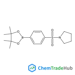 1-{[4-(4,4,5,5-Tetramethyl-1,3,2-dioxaborolan-2-yl)phenyl]sulfonyl}pyrrolidine