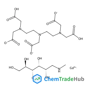 Gadolinium (bis{2-[(carboxylatomethyl)(carboxymethyl)amino]ethyl}amino)acetate (2R,3R,4R,5S)-6-(methylamino)-1,2,3,4,5-hexanepentol (1:1:1)