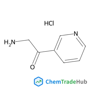 2-Amino-1-(3-pyridinyl)ethanone hydrochloride (1:1)