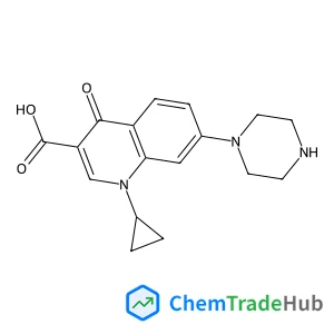 1-Cyclopropyl-4-oxo-7-(piperazin-1-yl)-1,4-dihydroquinoline-3-carboxylic acid