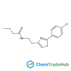N-(2-(2-(4-Chlorophenyl)thiazol-4-YL)ethyl)butyramide