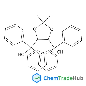 ((4R,5R)-2,2-Dimethyl-1,3-dioxolane-4,5-diyl)bis(diphenylmethanol)