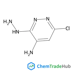 6-Chloro-3-hydrazinylpyridazin-4-amine