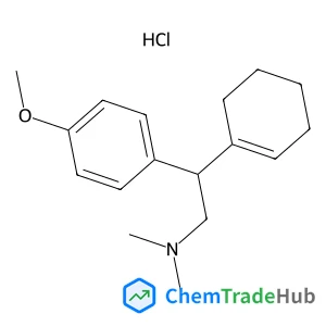 2-(1-Cyclohexen-1-yl)-2-(4-methoxyphenyl)-N,N-dimethylethanamine hydrochloride (1:1)