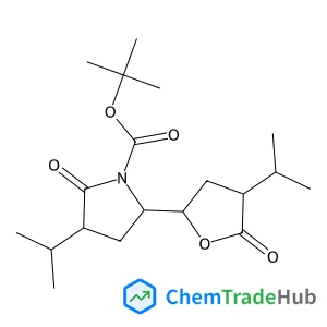(3S,5S)-tert-Butyl 3-isopropyl-5-((2S,4S)-4-isopropyl-5-oxotetrahydrofuran-2-yl)-2-oxopyrrolidine-1-carboxylate