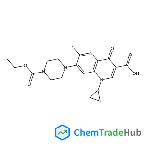 1-Cyclopropyl-7-[4-(ethoxycarbonyl)-1-piperazinyl]-6-fluoro-4-oxo-1,4-dihydro-3-quinolinecarboxylic acid