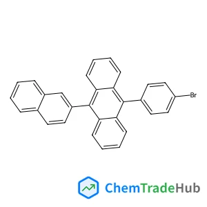 9-(4-Bromophenyl)-10-(naphthalen-2-yl)anthracene structure 9-(4-Bromophenyl)-10-(naphthalen-2-yl)anthracene structure