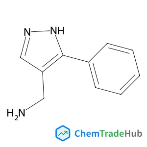 1-(3-Phenyl-1H-pyrazol-4-yl)methanamine