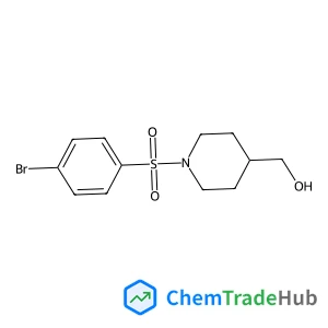 (1-((4-BROMOPHENYL)SULFONYL)PIPERIDIN-4-YL)METHANOL