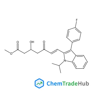 Methyl (6E)-7-[3-(4-fluorophenyl)-1-isopropyl-1H-indol-2-yl]-3-hydroxy-5-oxo-6-heptenoate