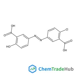 5-[(E)-(3-Carboxy-4-chlorophenyl)diazenyl]-2-hydroxybenzoic acid