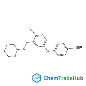 Benzonitrile, 4-[4-bromo-3-[[(tetrahydro-2H-pyran-2-yl)oxy]methyl]phenoxy]-