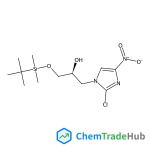 (+�S)-2-Chloro-+�-[[[(1,1-dimethylethyl)dimethylsilyl]oxy]methyl]-4-nitro-1H-imidazole-1-ethanol