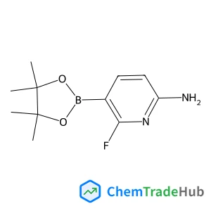 6-Fluoro-5-(4,4,5,5-tetramethyl-1,3,2-dioxaborolan-2-yl)-2-pyridinamine