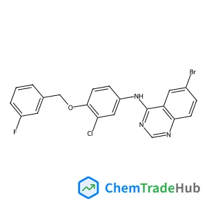 6-bromo-N-[3-chloro-4-[(3-fluorophenyl)methoxy]phenyl]quinazolin-4-amine