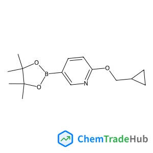 2-(Cyclopropylmethoxy)-5-(4,4,5,5-tetramethyl-1,3,2-dioxaborolan-2-yl)pyridine