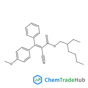 2-Ethylhexyl 2-cyano-3-(4-methoxyphenyl)-3-phenylacrylate