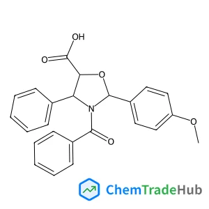 (4S,5R)-3-BENZOYL-2-(4-METHOXYPHENYL)-4-PHENYL-5-OXAZOLIDINECARBOXYLIC ACID