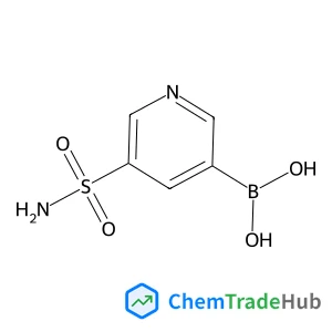(5-Sulfamoyl-3-pyridinyl)boronic acid