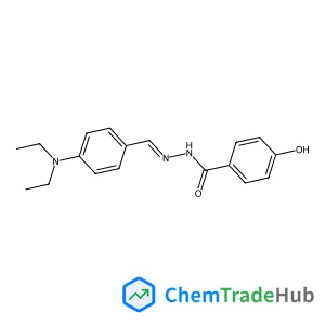 Benzoic acid, p-hydroxy-, (p-(diethylamino)benzylidene)hydrazide