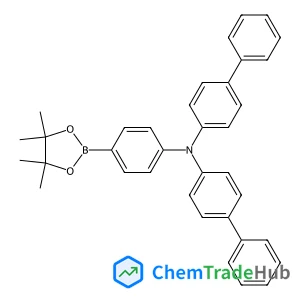 Bis(biphenyl-4-yl)[4-(4,4,5,5-tetramethyl-[1,3,2]dioxaborolan-2-yl)phenyl]amine