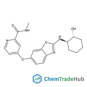4-[(2-{[(1R,2R)-2-Hydroxycyclohexyl]amino}-1,3-benzothiazol-6-yl)oxy]-N-methyl-2-pyridinecarboxamide