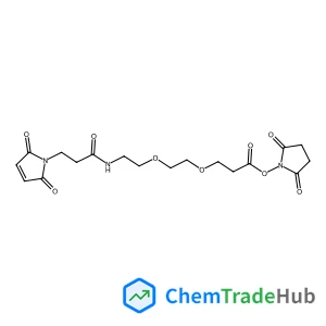 2,5-Dioxopyrrolidin-1-yl 3-(2-(2-(3-(2,5-dioxo-2H-pyrrol-1(5H)-yl)propanamido)ethoxy)ethoxy)propanoate