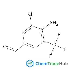 4-Amino-3-chloro-5-(trifluoromethyl)benzaldehyde
