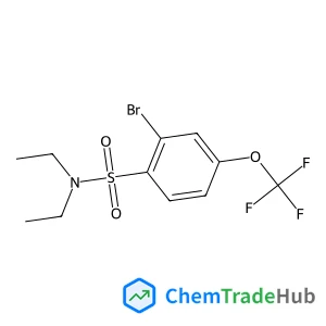 2-Bromo-N,N-diethyl-4-(trifluoromethoxy)benzenesulfonamide 2-Bromo-N,N-diethyl-4-(trifluoromethoxy)benzenesulfonamide