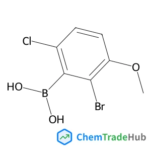 (2-Bromo-6-chloro-3-methoxyphenyl)boronic acid