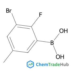 (3-bromo-2-fluoro-5-methyl-phenyl)boronic acid