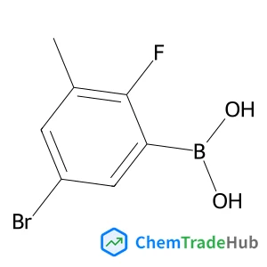 5-Bromo-2-fluoro-3-methylphenylboronic acid