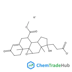 Potassium 3-[(4aS,4bR,5aR,6aS,7R,9aS,9bR,10R)-7-hydroxy-10-(methoxycarbonyl)-4a,6a-dimethyl-2-oxo-2,3,4,4a,5a,6,6a,7,8,9,9a,9b,10,11-tetradecahydrocyclopenta[7,8]phenanthro[4b,5-b]oxiren-7-yl]propanoa
te (non-preferred name)