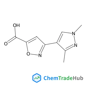 3-(1,3-Dimethyl-1H-pyrazol-4-yl)-1,2-oxazole-5-carboxylic acid