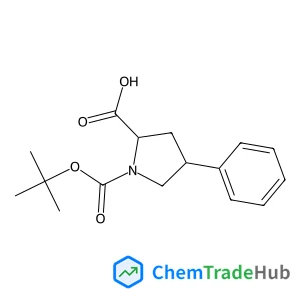 (2S,4S)-1-(tert-butoxycarbonyl)-4-phenylpyrrolidine-2-carboxylic acid