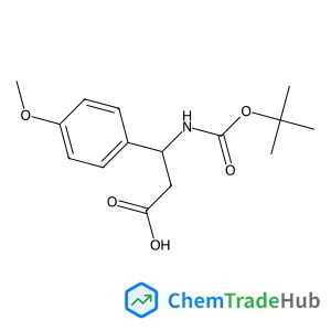 3-(4-Methoxyphenyl)-3-({[(2-methyl-2-propanyl)oxy]carbonyl}amino)propanoic acid
