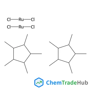 Ruthenium,dichloro[(1,2,3,4,5-h)-1,2,3,4,5-pentamethyl-2,4-cyclopentadien-1-yl]-,homopolymer