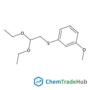 (2,2-Diethoxyethyl)(3-methoxyphenyl)sulfane structure