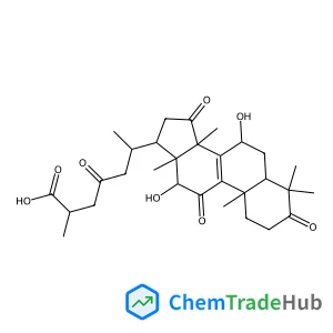 7,12-Dihydroxy-3,11,15,23-tetraoxolanost-8-en-26-oic acid