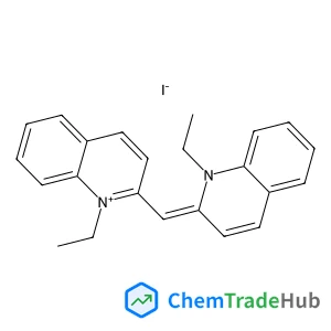 QUINOLINIUM, 1-ETHYL-2-((1-ETHYL-2(1H)-QUINOLINYLIDENE)METHYL)-, IODIDE